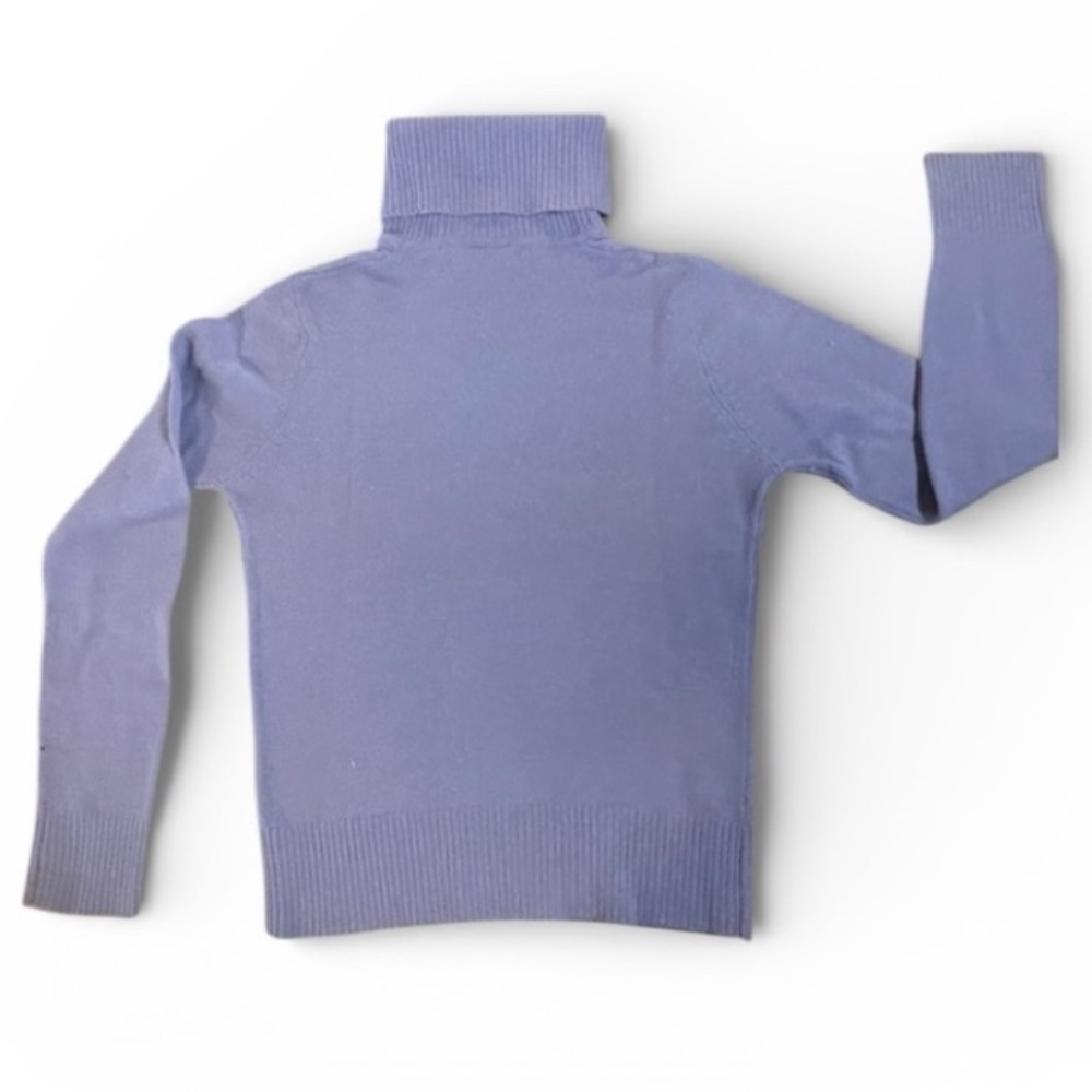 Crazy Horse Vintage Lavender Wool Blend Turtleneck Sweater